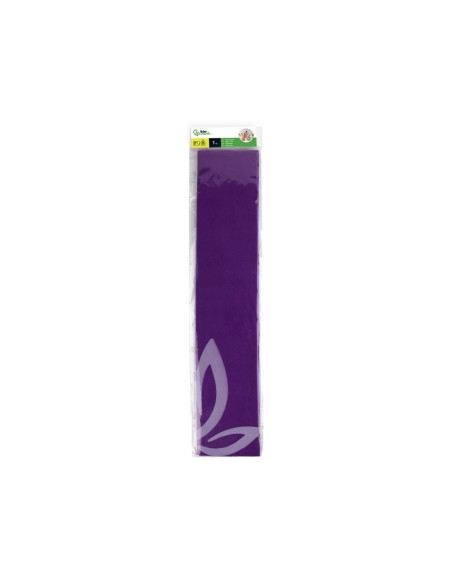 PAPEL CRESPON 0.50 X 2.50 MT VIOLETA ENCELOFANADO