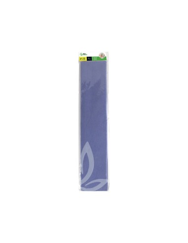 PAPEL CRESPON 0.50 X 2.50 MT CELESTE ENCELOFANADO