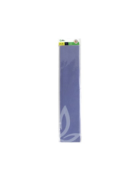 PAPEL CRESPON 0.50 X 2.50 MT CELESTE ENCELOFANADO