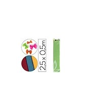 PAPEL CRESPON 0.50 X 2.50 MT VER CLARO ENCELOFANADO 2