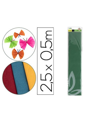 PAPEL CRESPON 0.50 X 2.50 MT VER ENCELOFANADO