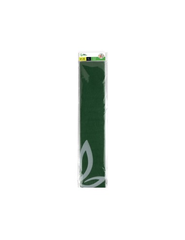 PAPEL CRESPON 0.50 X 2.50 MT VER OLIVA ENCELOFANADO