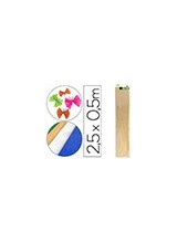 PAPEL CRESPON 0.50 X 2.50 MT METALIZADO ORO ENCELOFANADO 2