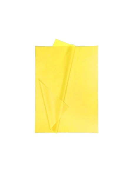PAPEL SEDA 52X76 CMAMARILLO BOLSA 5 H.