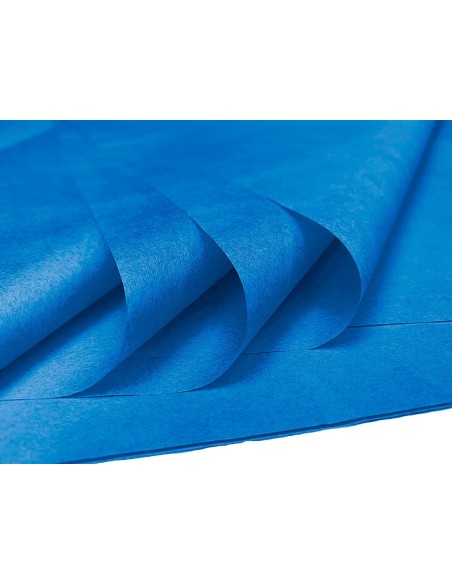 PAPEL SEDA 52X76 CMAZUL BOLSA 5 H.