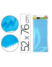 PAPEL SEDA 52X76 CMCELESTE BOLSA 5 H.