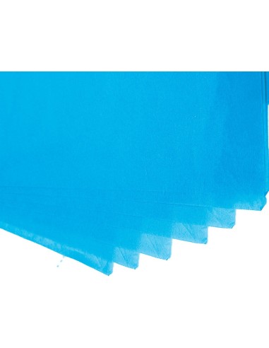 PAPEL SEDA 52X76 CMCELESTE BOLSA 5 H.