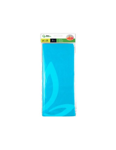 PAPEL SEDA 52X76 CMCELESTE BOLSA 5 H.