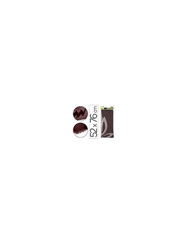 PAPEL SEDA 52X76 CMMARRON BOLSA 5 H.