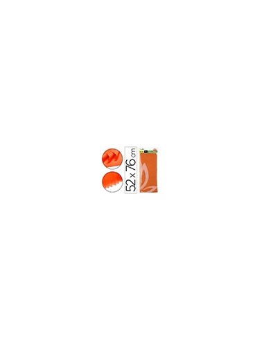 PAPEL SEDA 52X76 CMNARANJA BOLSA 5 H.
