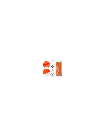 PAPEL SEDA 52X76 CMNARANJA BOLSA 5 H.