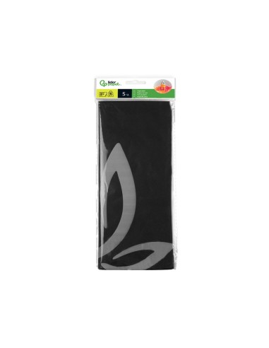PAPEL SEDA 52X76 CMNEGRO BOLSA 5 H.