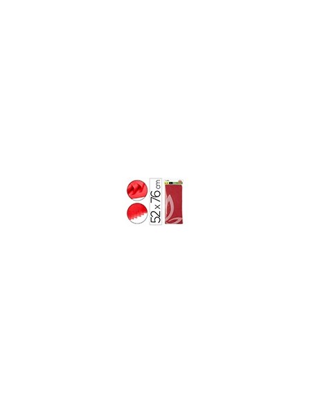PAPEL SEDA 52X76 CMROJO BOLSA 5 H.