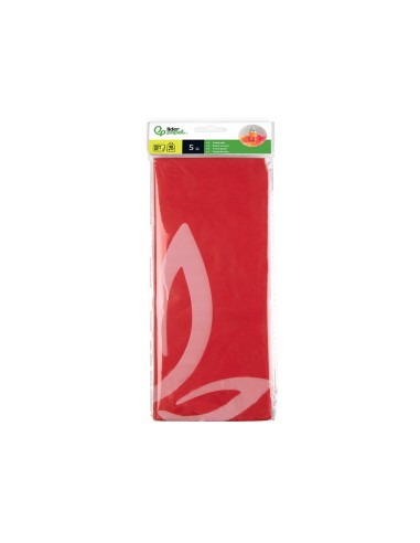 PAPEL SEDA 52X76 CMROJO BOLSA 5 H.