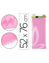 PAPEL SEDA 52X76 CMROSA BOLSA 5 H.