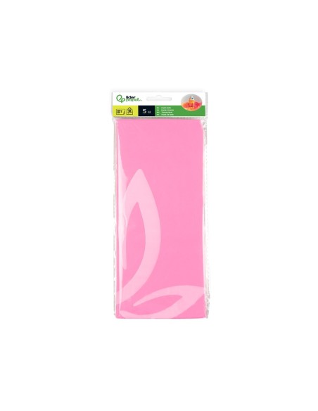 PAPEL SEDA 52X76 CMROSA BOLSA 5 H.