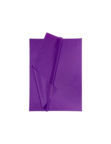 PAPEL SEDA 52X76 CMVIOLETA BOLSA 5 H.