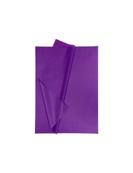 PAPEL SEDA 52X76 CMVIOLETA BOLSA 5 H.