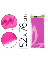 PAPEL SEDA 52X76 CMROSA FUERTE BOLSA 5 H.