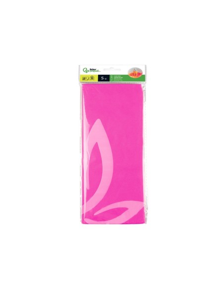 PAPEL SEDA 52X76 CMROSA FUERTE BOLSA 5 H.