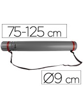 PORTAPLANOS PLASTICO DIAMETRO 9 CM EXTENSIBLE HASTA 125 CM GRIS