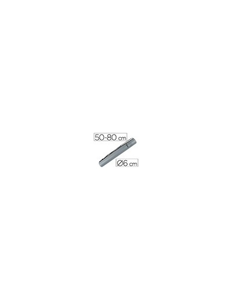 PORTAPLANOS PLASTICO DIAMETRO 6 CM EXTENSIBLE HASTA 80 GRIS