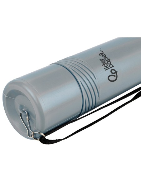 PORTAPLANOS PLASTICO DIAMETRO 6 CM EXTENSIBLE HASTA 80 GRIS