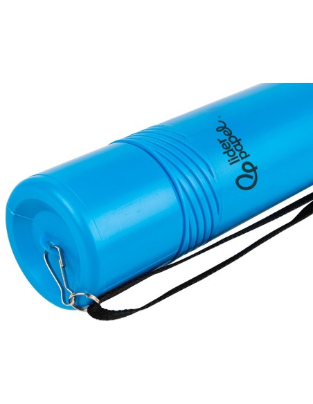 PORTAPLANOS PLASTICO DIAMETRO 6 CM EXTENSIBLE HASTA 80 AZUL