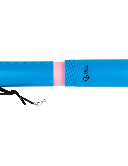 PORTAPLANOS PLASTICO DIAMETRO 6 CM EXTENSIBLE HASTA 80 AZUL