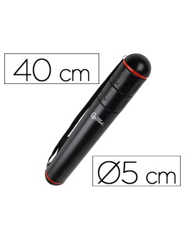 PORTAPLANOS PLASTICO DIAMETRO 5 X 40 CM NO EXTENSIBLE NEGRO