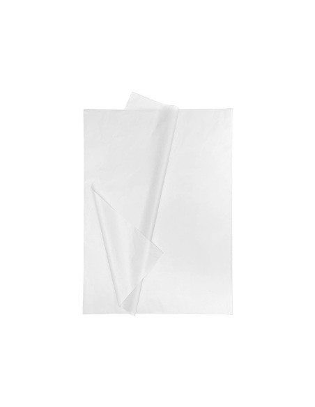 PAPEL SEDA BLANCO 52X76 CM 18 GR PAQUETE 25 H.