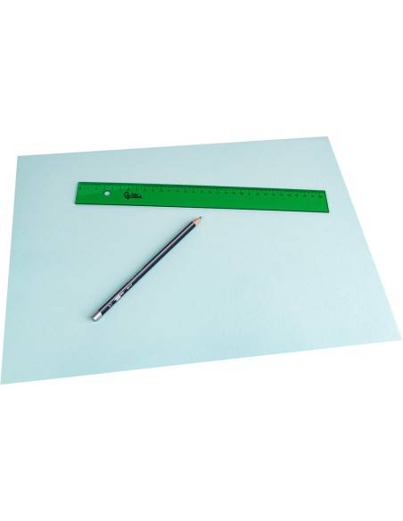 REGLA 30 CM ACRILICO VERDE