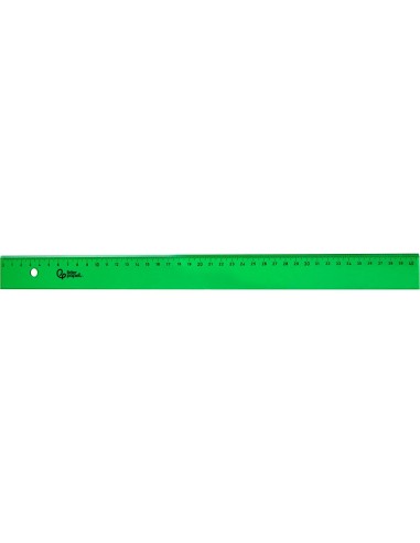 REGLA 40 CM ACRILICO VERDE