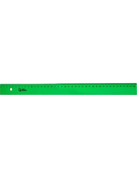 REGLA 40 CM ACRILICO VERDE