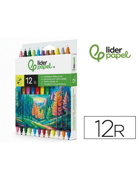 ROTULADOR DUO CAJA 12 COL.