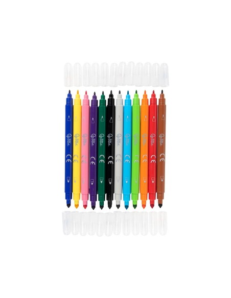 ROTULADOR DUO CAJA 12 COL.