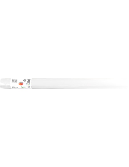 PAPEL SEDA LIDERPAPEL BLANCO 17G/M2 ROLLO 24 HOJAS 50X75CM
