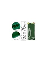 PAPEL SEDA LIDERPAPEL VERDE OSCURO 52X76CM 18 GR/M2 BOLSA DE 5 HOJAS 2