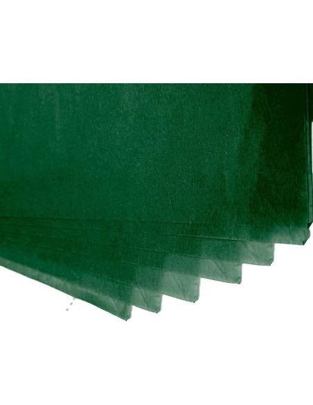 PAPEL SEDA LIDERPAPEL VERDE OSCURO 52X76CM 18 GR/M2 BOLSA DE 5 HOJAS