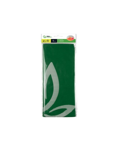 PAPEL SEDA LIDERPAPEL VERDE OSCURO 52X76CM 18 GR/M2 BOLSA DE 5 HOJAS