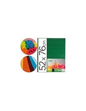 PAPEL SEDA LIDERPAPEL VERDE OSCURO 52X76CM 18 GR/M2 PAQUETE 25 HOJAS 2