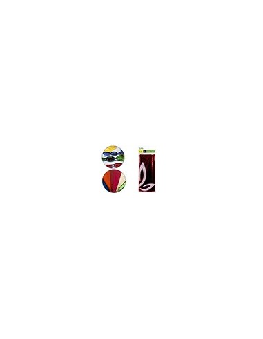 PAPEL CELOFAN LIDERPAPEL 50X70 CM 22G/M2 BOLSA DE 5 HOJAS ROJO