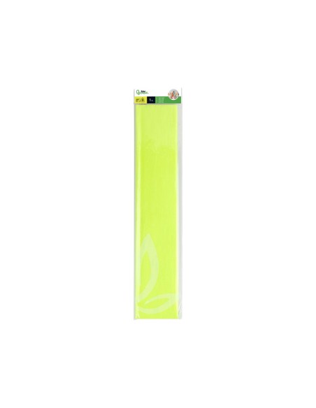 PAPEL CRESPON LIDERPAPEL 50 CM X 2,5 M 34G/M2 AM.FLUORESCENTE CP36