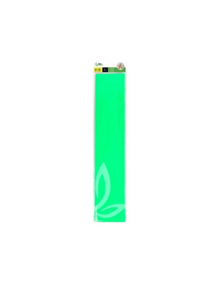 PAPEL CRESPON LIDERPAPEL 50 CM X 2,5 M 34G/M2 VERDE FLUORESCENTE CP37