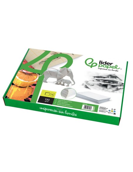 PAPEL DIBUJO  210X297MM 130GR.SIN RE A4 HOJA