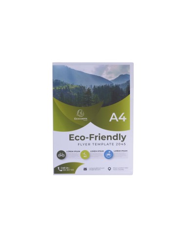 CARPETA DOSSIER UÑERO EXACOMPTA RECICLADO PP. 120 MC A4 CAJA 100 UD.
