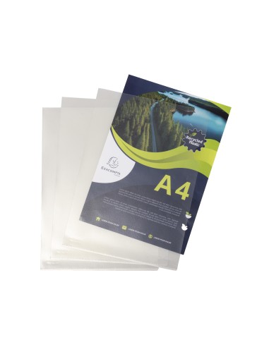 CARPETA DOSSIER UÑERO EXACOMPTA RECICLADO PP. 120 MC A4 CAJA 100 UD.