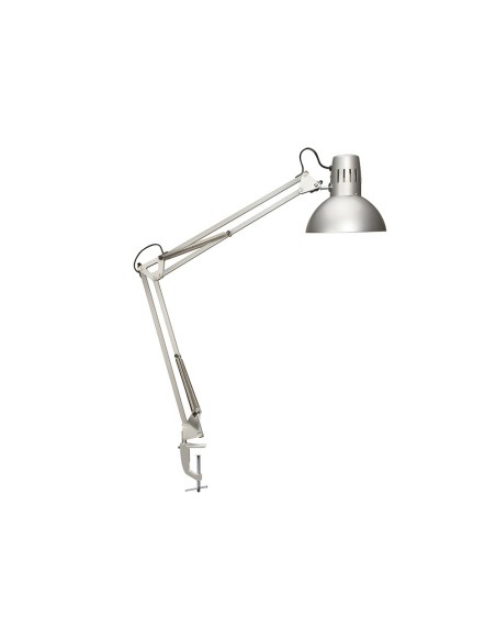 LAMPARA ESCRITORIO MAUL STUDY PINZA PLATA 170X440X350MM