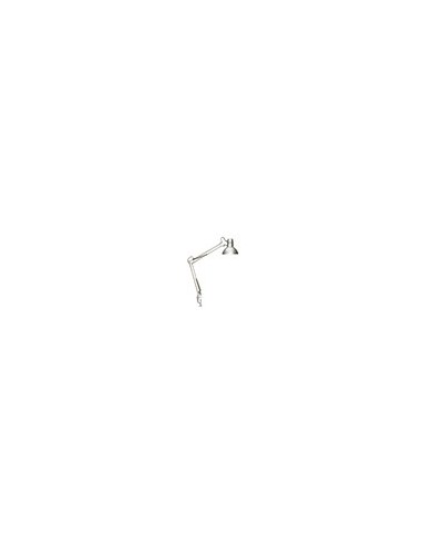 LAMPARA ESCRITORIO MAUL STUDY PINZA PLATA 170X440X350MM