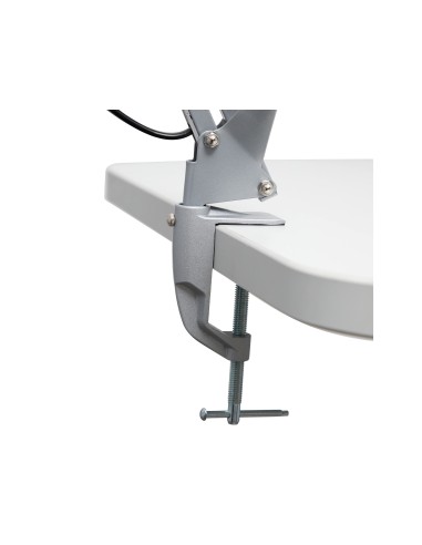 LAMPARA ESCRITORIO MAUL STUDY PINZA PLATA 170X440X350MM